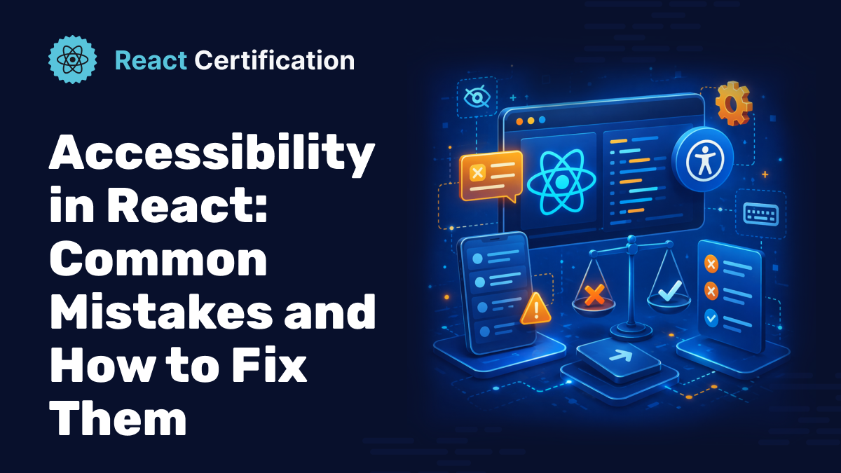 Accessibility in React: Common Mistakes and How to Fix Them