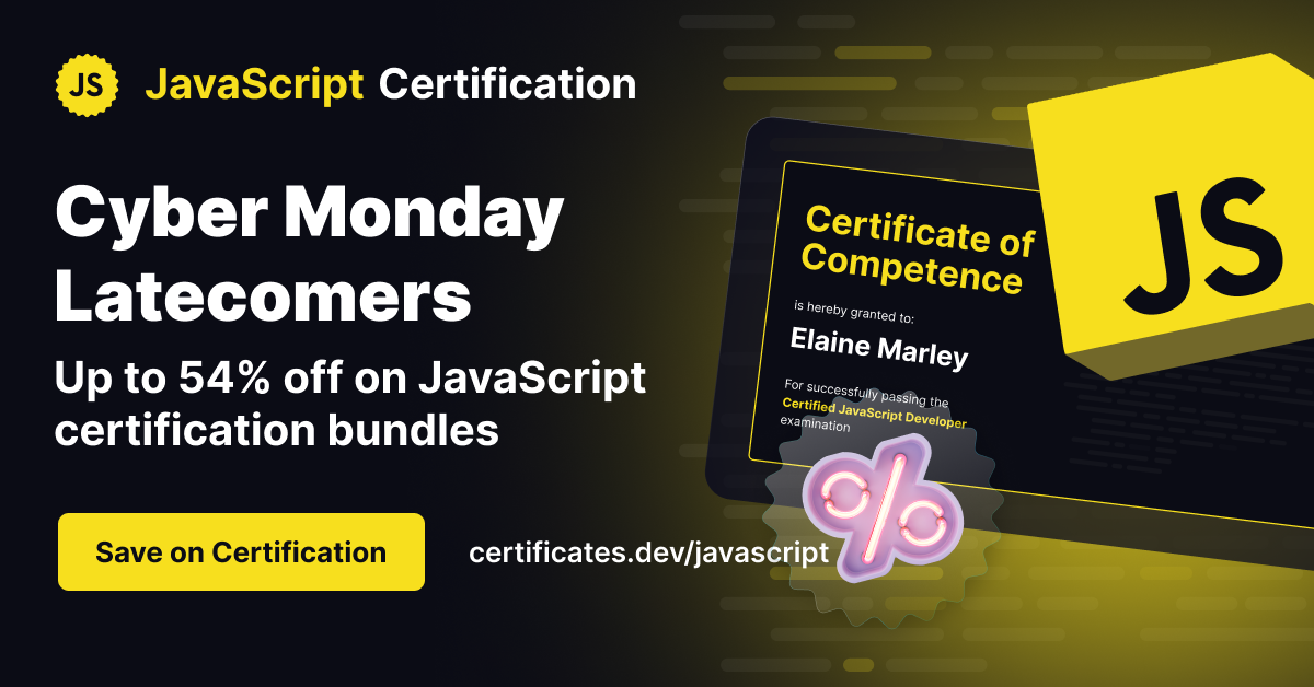 JavaScript Certification | Created and reviewed by JavaScript Experts