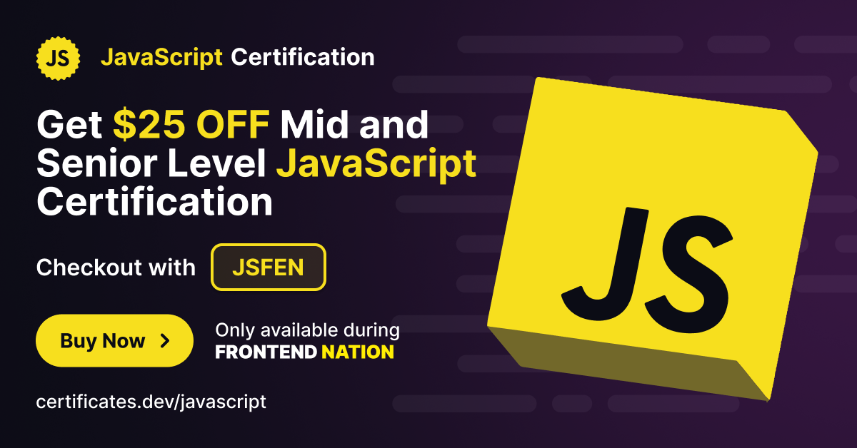 JavaScript Certification | Created and reviewed by JavaScript Experts